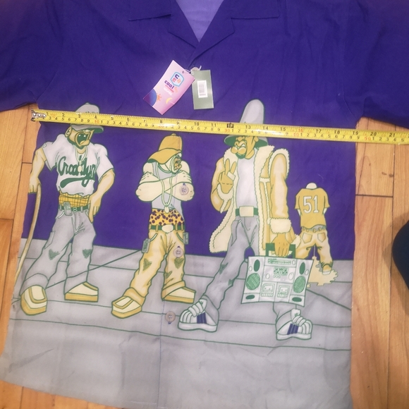 New Vintage 90's  cool silk shirt - Picture 6 of 11